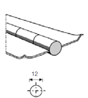 backing cilindrico 12